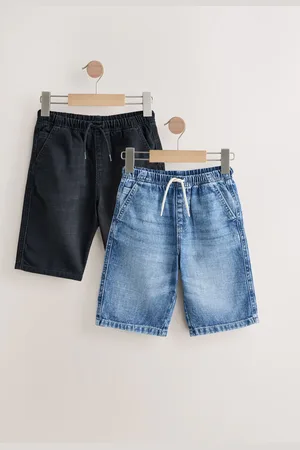 Next Bermuda Pull On Denim 100% bomuldsshorts 2 -pakke (3-16år)110116cm