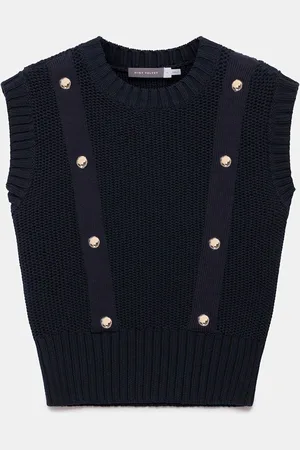 mint&berry Sleeveless Knit Topmedium