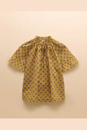 Joules Melissa Short Sleeve Cotton Blouse