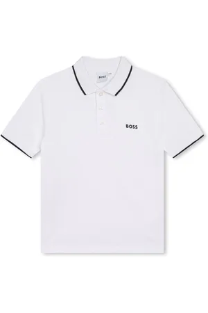 HUGO BOSS 100% Cotton Short Sleeved Logo Polo Shirt14 år (164cm)