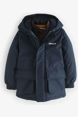 Timberland 3-in-1 Padded Black Coat4 år (104cm)