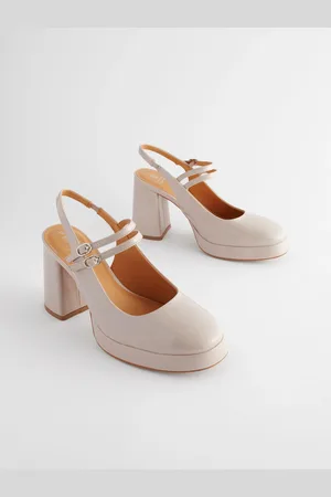 Next Forever Comfort Platform Slingback Mary Jane Sko