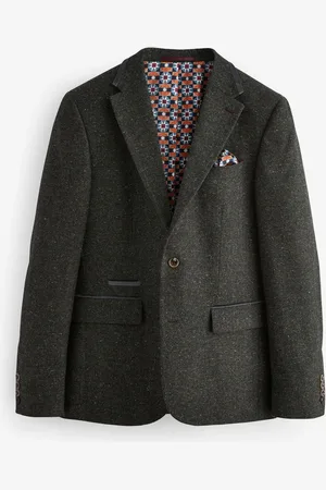 Next Regular Fit Trimmed Neppy Nova Fides Suit Jacket46 Regular (UK 36 R)