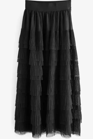 Next Mesh tyl midi nederdel44