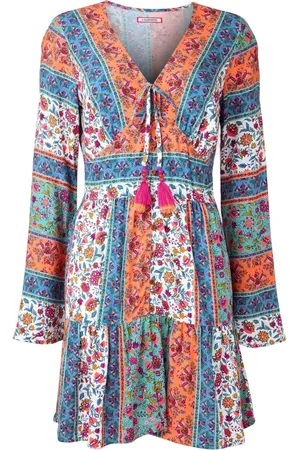 Joe Browns V-Neck Tassel Patchwork Tunic40