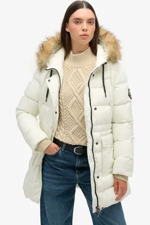 Superdry Everest Mid Faux Fur Puffer Jakke42