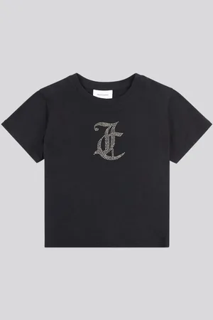 Juicy Couture Girls Tonal Diamante Fitted 100% Cotton T-Shirt12 - 13 år (152 - 158cm)