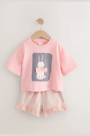 Next 100% Cotton Top & Shorts Set (3mths-7yrs)6 - 9 måneder (68 - 74cm)