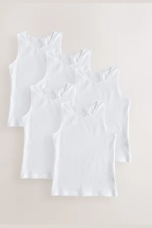 Next Hvid vest med blonder (1.5-16år)134140cm