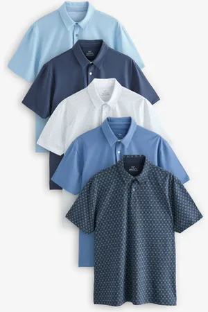 Next Kortærmet jersey poloskjorter 5 Pakke5XL