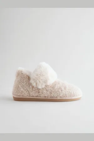 Next Lined Shoot Slippers