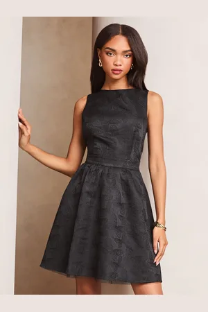 Lipsy London Butterfly Jacquard Mini Prom Skater Dress40