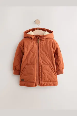 Next Quilted Borg Fleece Lined Shower Resistant Coat (3mths-7yrs)9 - 12 måneder (74 - 80cm)