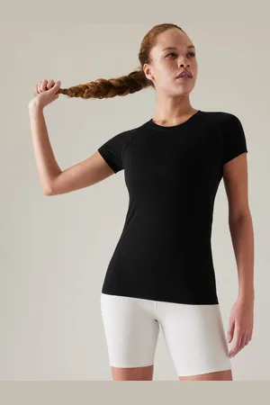 Athleta Kortærmet Rund hals Sømløs T-shirtXS