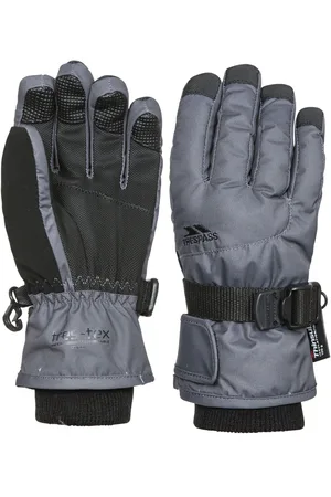 Trespass Kids Grey Winter Ergon II Gloves5 - 7 år (110 - 122cm)