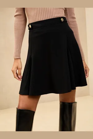 Lipsy London Tabbed Skater Skirt40