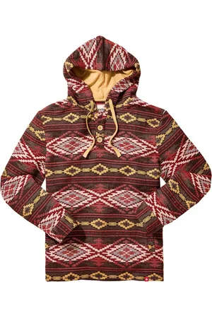 Joe Browns Warm Aztec Button Detail Hoodiesmall
