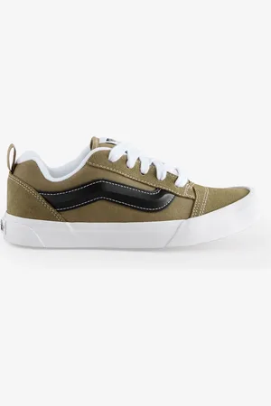 Vans Boys Olive Green Knu Skool Trainers
