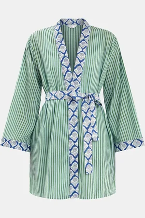 Accessorize Dandelion Stripe Short 100% Cotton Robelarge