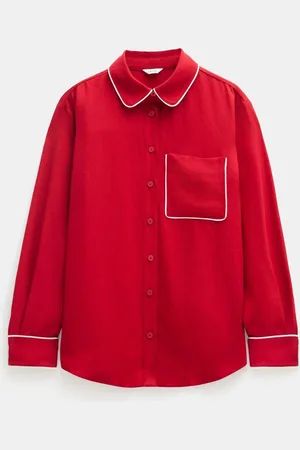 Hush Puppies Kinsey Long Sleeve Piping Detailed Shirt38