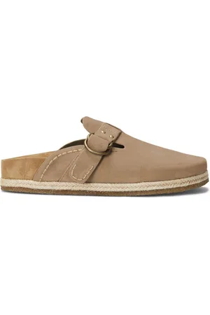 Ralph Lauren Turbach Suede Clog Sandaluk9eu43