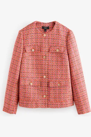 Next Collarless Textured Boucle Jacket40