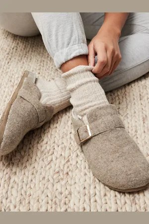 Laura Ashley Felt Clog Mule SlippersS