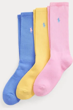 Ralph Lauren Ribbed 100% Cotton Socks 3 Packonesize