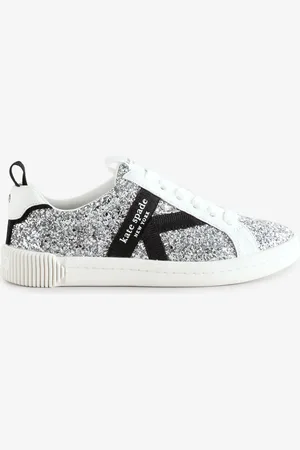 Kate Spade Silver In Court Sneakers6.5