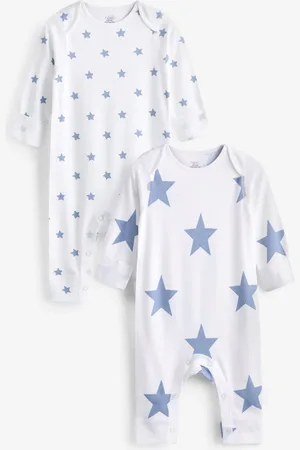 Next Baby Kind To Skin Sleepsuits 2 Pack (0-2yrs)5lb (44cm)