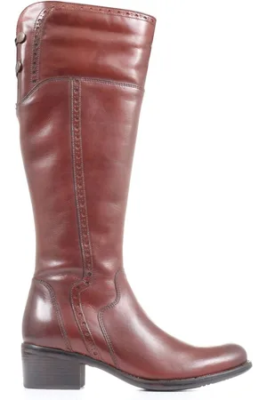JONES BOOTMAKER Rachel Black Leather Rider Boots
