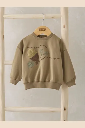 Mamas & Papas Acorn Placement Brown Sweatshirt3 - 6 måneder (62 - 68cm)