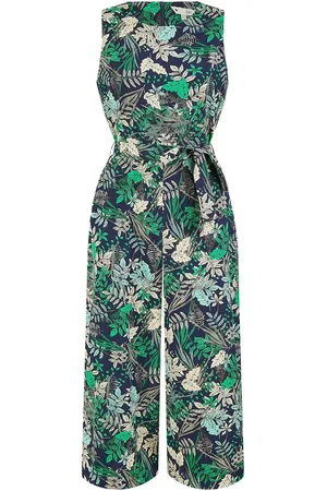 Yumi Leaf Culotte Jumpsuit44