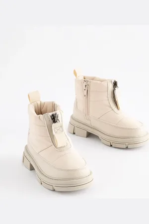 Next Chunky Quilted Zip Front Boots