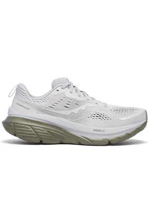 Saucony Mens White/Green Guide 18 Trainers8