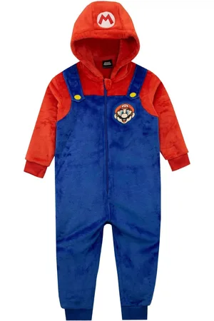 Character Super Mario Fleece Hooded All-In-One12 - 13 år (152 - 158cm)