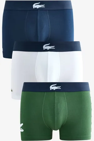 Lacoste Blue Cotton Stretch Trunks 3 PackS