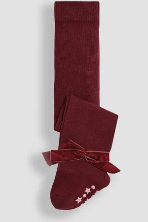 JoJo Maman Bébé Cotton Rich Tight With Bows4 - 5 år (104 - 110cm)