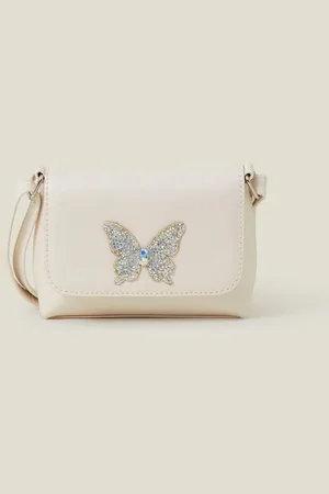 Accessorize Girls Diamante Butterfly Bagen