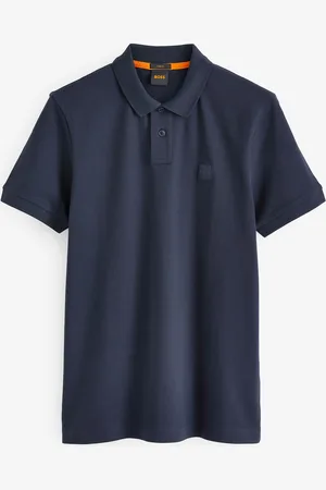 HUGO BOSS Passenger Logo Patch Slim Fit Pique Polo ShirtS