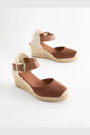 Next Forever Comfort Læder Espadrille Spænde Kiler