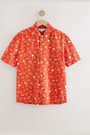Next Palm Tree Conversational Printed Short Sleeve ShirtX-Large