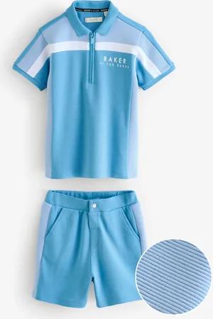 Ted Baker Blue Polo Shirt and Shorts Set98104cm
