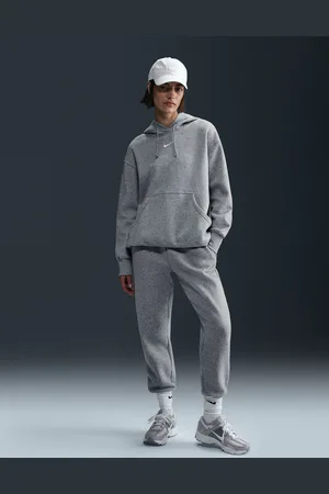 Nike Sportstøj Phoenix Fleece Oversized Mini Swoosh Pullover HættetrøjeXL