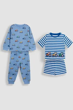 JoJo Maman Bébé 100% Cotton Jersey Pyjamas 2 Pack104110cm