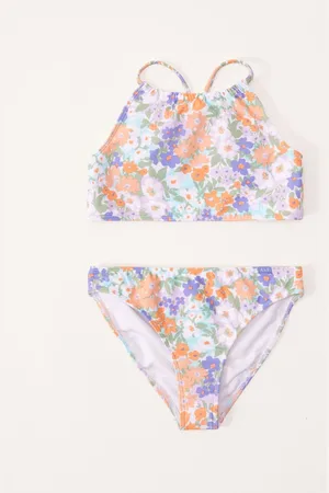 Abercrombie & Fitch Orange High Neck Bikinis9 - 10 år (134 - 140cm)