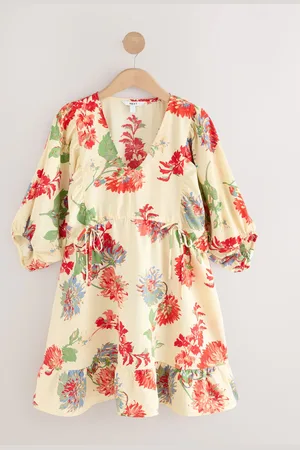 Next Volume Sleeve Tie Mini Dress
