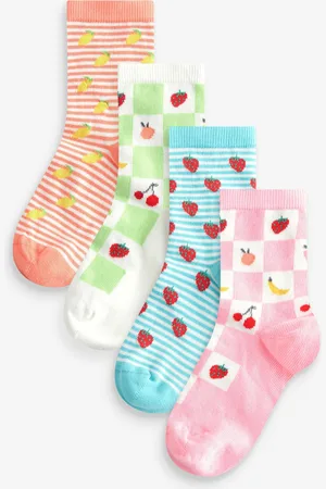 Next Cotton Rich Fruit Socks 4 PackUK 6 - 8.5