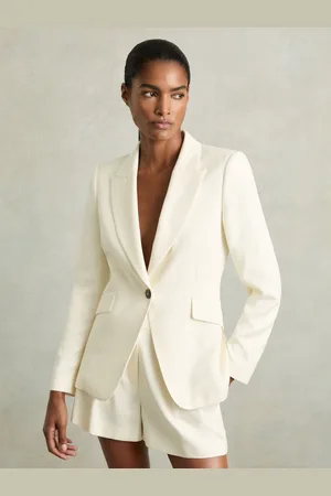 Reiss Millie Single-Breasted Peak-Lapel Tailored Blazer42