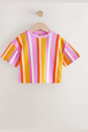 Next Girls Short Sleeve 100% Cotton T-Shirt (3mths-7yrs)9298cm